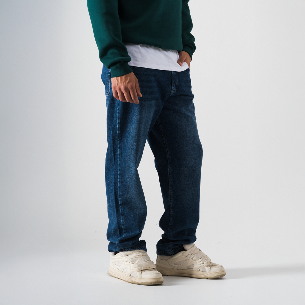 Relaxed Washed Jeans