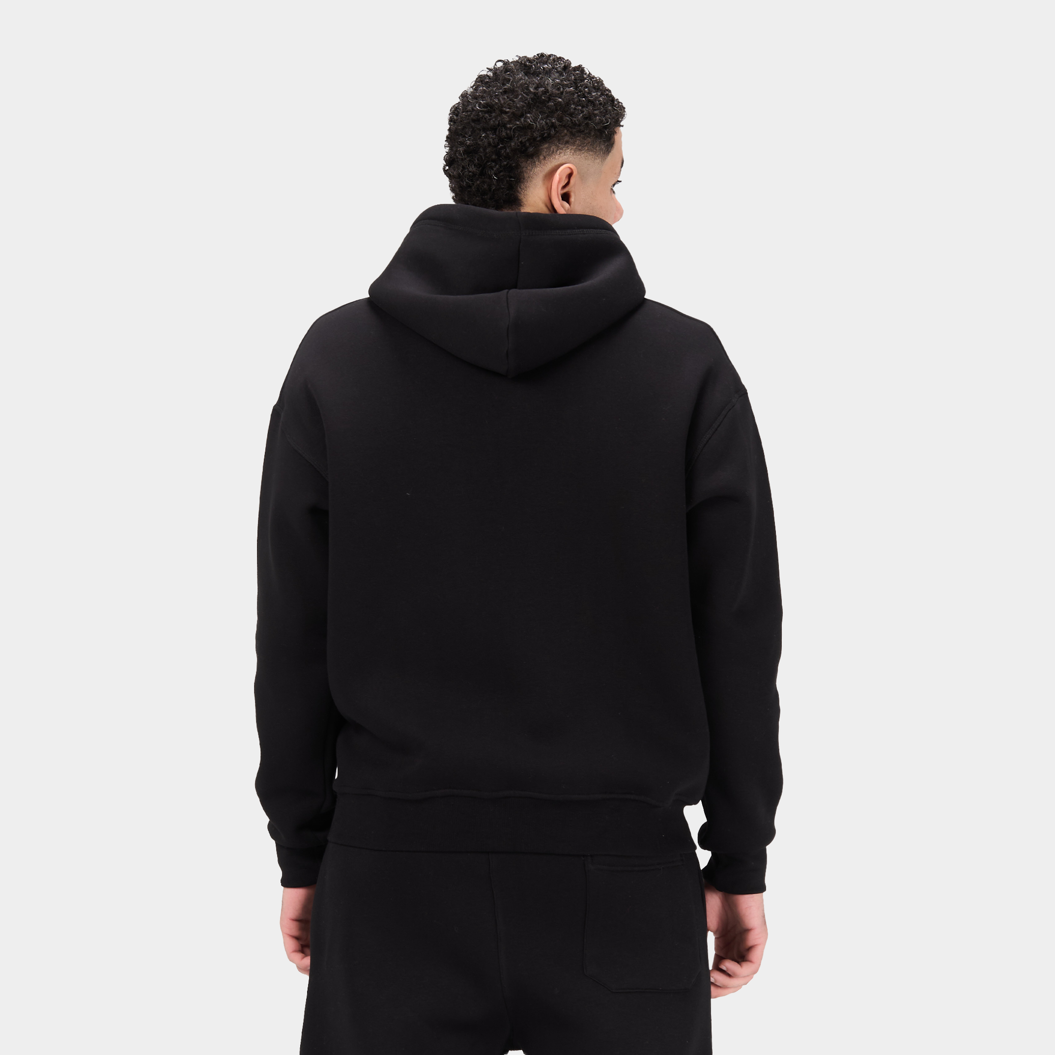 Zipped Embroidered Hoodie